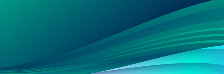 Obraz premium Modern abstract dark green orange banner background. Vector abstract graphic design banner pattern background template.