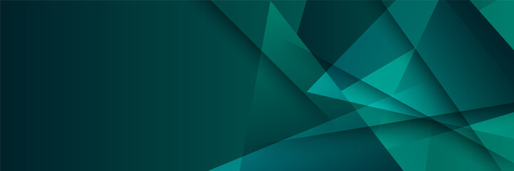 Obraz premium Modern abstract dark green orange banner background. Vector abstract graphic design banner pattern background template.