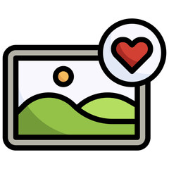 FAVORITE filled outline icon,linear,outline,graphic,illustration