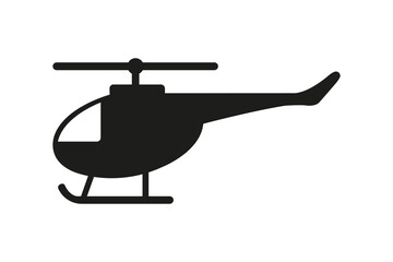 Helicopter. Vector image.