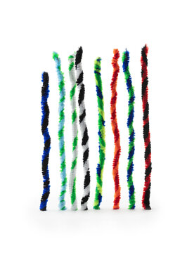 Colorful Pipe Cleaners Stock Photo - Download Image Now - Pipe