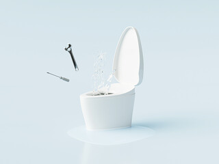 トイレの水漏れ修理