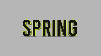 Flips quickly through the seasons of the year from Winter to Autumn - passing of time concept - seamless looping 3d animation