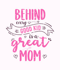 Obraz premium lettering, mothers day quote, funny lettering for print, t-shirt and card