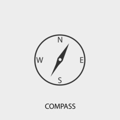 Compass vector icon illustration sign