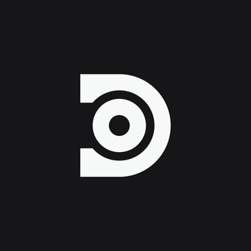 Initial letter DO monogram logo.