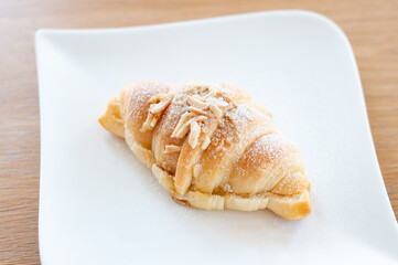 croissant with butter