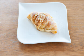 croissant on a plate