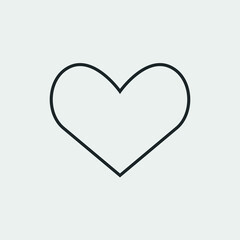 Love vector icon illustration sign