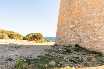 Wachturm Punta de cala Pi Mallorca Spanien