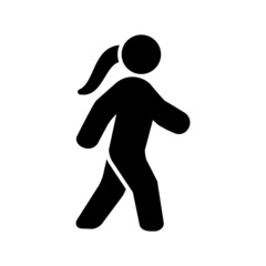 People Walk,Run Icon Logo Design Vector Template Illustration
