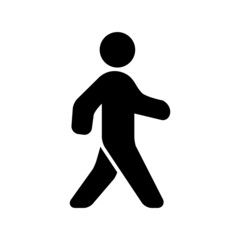 People Walk,Run Icon Logo Design Vector Template Illustration