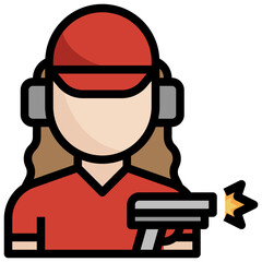 WOMAN filled outline icon,linear,outline,graphic,illustration