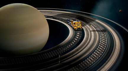 train on saturn © Ernest