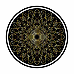 mandala vector template image
