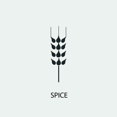Spice vector icon illustration sign