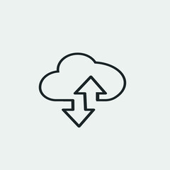 Download vector icon illustration sign