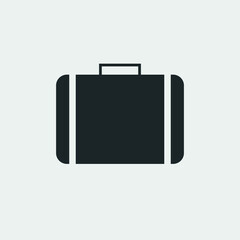 Briefcase vector icon illustration sign