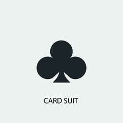 Fototapeta na wymiar Card suit vector icon illustration sign