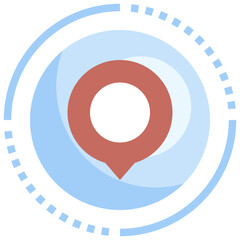 LOCATION flat icon,linear,outline,graphic,illustration