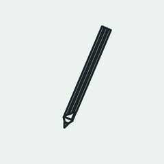 Pencil vector icon illustration sign