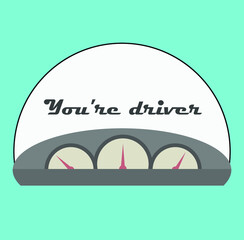 congratulations you are the driver