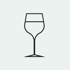 Alcohol vector icon illustration sign