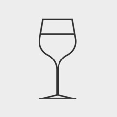 Alcohol vector icon illustration sign