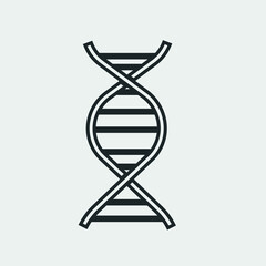 Chromosome vector icon illustration sign