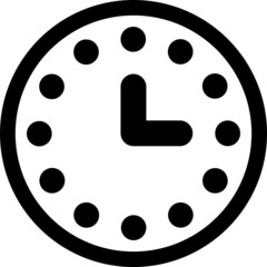 clock icon vector