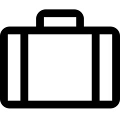 suitcase icon vector