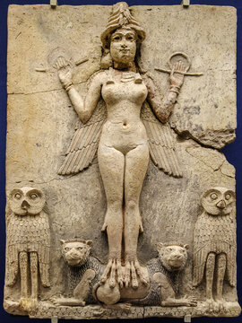 The Queen of the Night, 1800-1750 BC. C., paleobabylonian empire, British museum, London, England, Great Britain