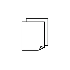 blank paper icons symbol vector elements for infographic web