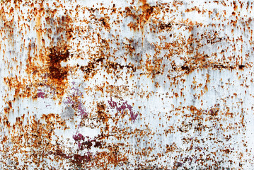 Rusty metal background (detail of an old gate)