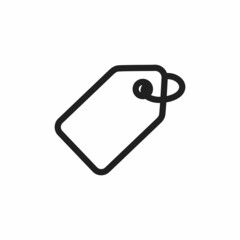 Price Tag Icon. Price Tag flat style isolated on a white background - stock vector.