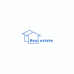 real estate logo design vector