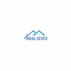 real estate logo design vector