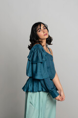 Fototapeta premium Fashion Model wearing casual Clothes