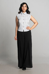 Fashion Model wearing casual Clothes