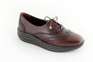 Leather and comfortable women's shoes.