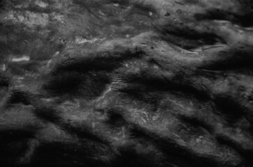 Black and white abstract texture background curved surface