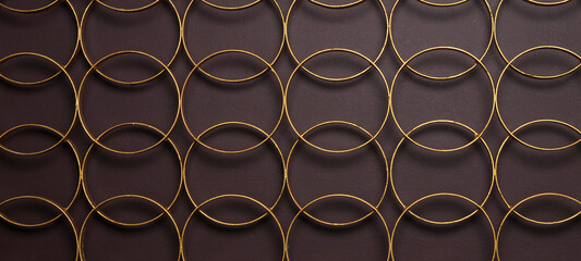 golden circle pattern texture