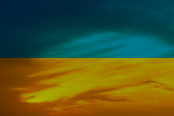 ukraine flag and texture ukraine crisis concept illustration