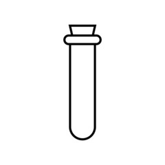 Potion bottle icon in line style