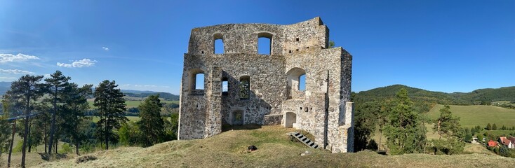 Fototapeta na wymiar Old castle in Slovakia