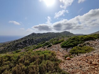 Einsamkeit in der griechischen Natur 