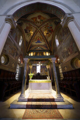 Obraz premium Nardò, historic city in Lecce province, Apulia. Cathedral interior