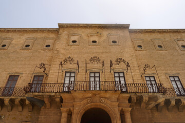 Manduria, Apulia: historic palace Imperiali-Filotico