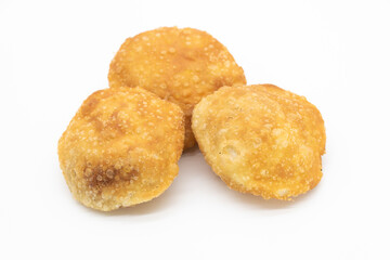 traditional puri isolated on white baackground