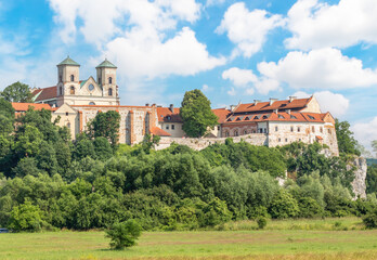 Tyniec, Poland - founded in 1044 few kilometers from Krakow, on the right bank of the Vistula...